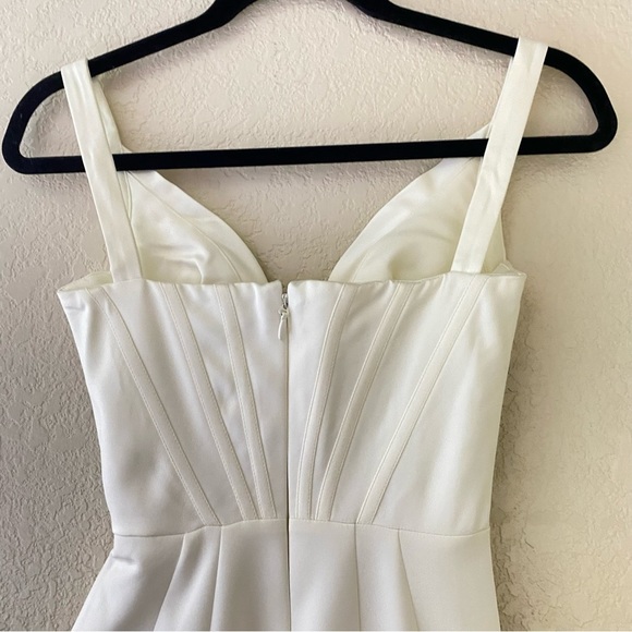 House of CB S D-DD 'Faye' Ivory white Satin Corset Midi Dress size S NWOT - Picture 10 of 14